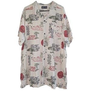 Men's XXL REEF Graphic Hawaiian Shirt